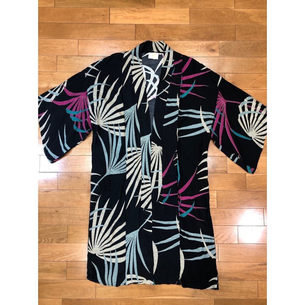 Maeve Anthropologie Kira Long Open Kimono Jacket Duster Size M/L - Picture 4 of 10